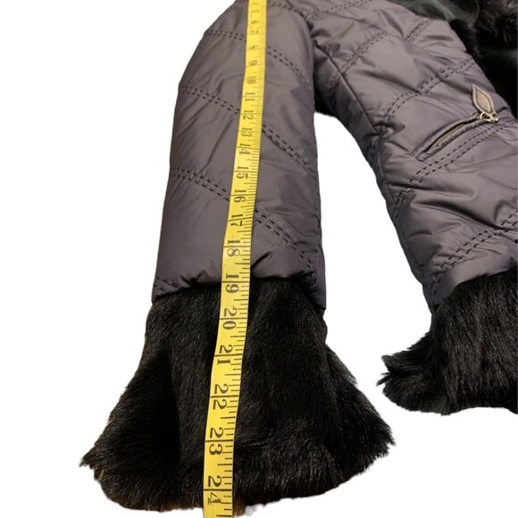 Designer Roberta Scarpa 100% Kidfur Trimmed Jacket - Picture 5 of 12